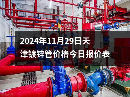2024年11月29日天津鍍鋅管價格今日報價表